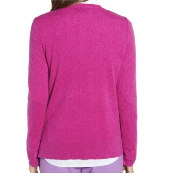 💥 Women's Halogen Crewneck Cashmere Sweater - Picture 2 of 7